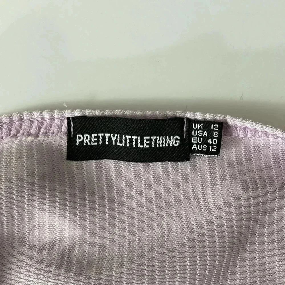Pretty little thing size 8 light lilac zip‎ up jacket